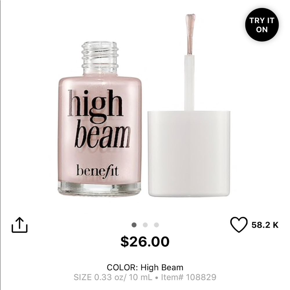 💕Benefit Highbeam💕Full Size💕New💕 - Picture 4 of 4
